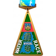 Медаль полумарафон Мядель