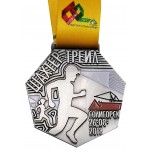 Медаль полумарафон Солигорск 2018