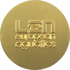 Настольная медаль ЧЕ водное поло реверс d-70 мм